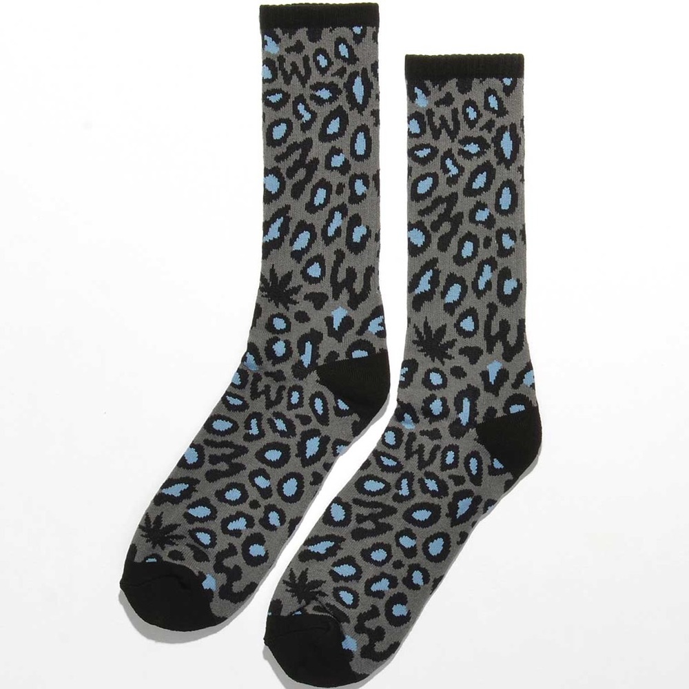 OFWGKTA Gray + Blue Leopard Socks